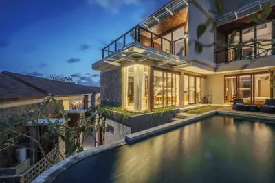 Image de Villa isolée de 3 chambres avec vue sur la mer à Nusa Dua, voiture incluse