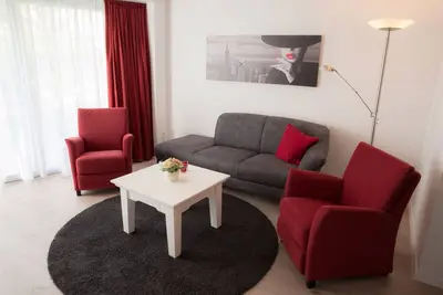 Belle suite avec une grande terrasse dans le spa de Bad Salzuflen
