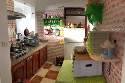 2 pièces joli et confortable aux portes de Médina avec une grande terrasse