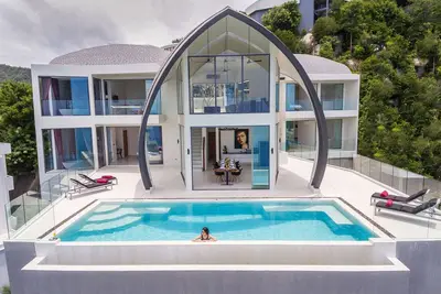 Image de Villa de luxe Sky Dream avec vue panoramique sur la mer