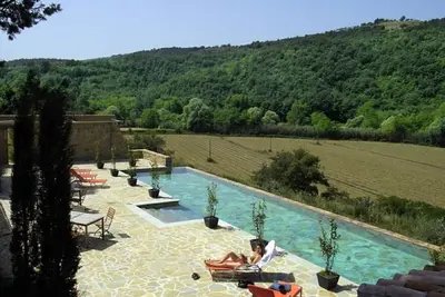 Image de La maison principale - de 8 à 10 personnes Casale Monticchio, une ferme du 17ème siècle