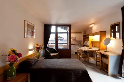 Image de Studio lumineux avec balcon, Wifi et parking pour 4 personnes