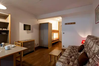 Image de Studio 2* avec balcon, parking et wifi au centre de Brides-les-Bains