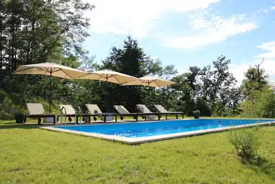 Image de *** Villa 4 ch sur les collines d'Ivancica - piscine privée, bain à remous, grande terrasse + vue