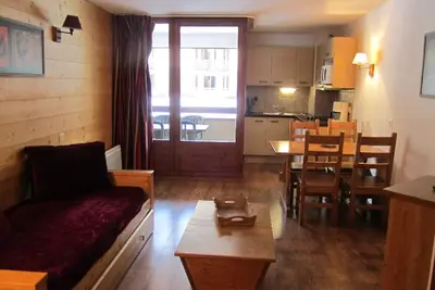 Image de Studio 28m² avec Balcon WiFi et Parking à Brides-les-Bains, 4 Couchages
