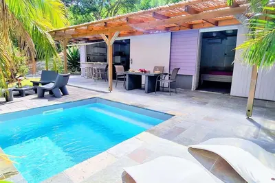 Image de Villa Bwa Lélé, piscine privée, entre montagnes et mer