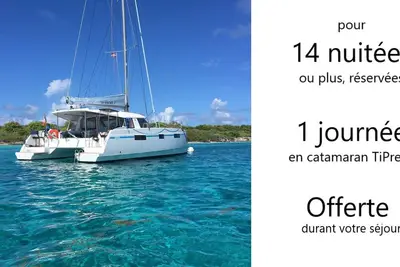 Image de Offert 1 Journee sur Catamaran de croisière -Superbe villa tout confort -Piscine