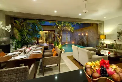 Image de (Knk) Villa avec deux chambres et piscine - Petit déjeuner