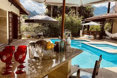 Image de Maison confortable avec cheminée et piscine chauffée à Correas