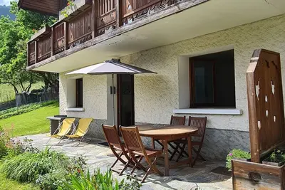 Image de Appartement ré de jardin plein sud très belle vue montagne - Crey Bas