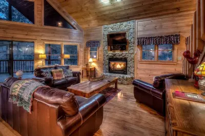 Image de Tout paré | Porche filtré | Animaux acceptés | Blue Ridge. Géorgie