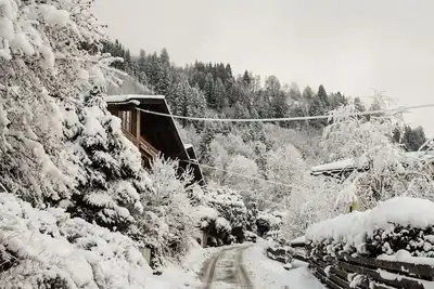 Image de Chalet moderne luxueux avec une vue imprenable sur le glacier et la vallée de Kitzsteinhorn