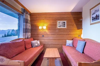 Image de Studio divisible pour 4 pers à Valmorel proche pistes, commerces et remontées