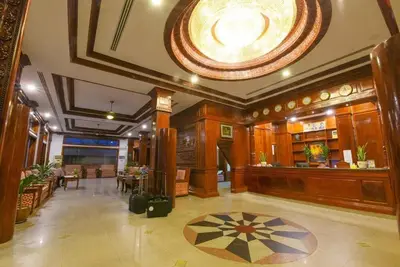 Image de Suite familiale avec vue sur la piscine à l'hôtel à thème Angkor Year