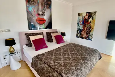 Image de Villa am Steinhuder Meer App. Superior La Fleur avec Pant. Cuisine, jardin et wifi