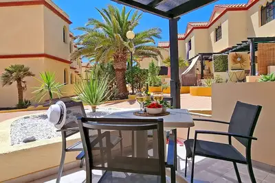 Appartement C16 -WiFi max. Terrasse de la piscine pour 4 personnes-Costa Calma Fuerteventura
