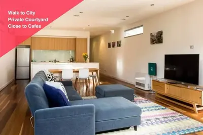 Image de Bradman · Style moderne \"Bradman\": promenade vers Mcg, Swan St, Cbd