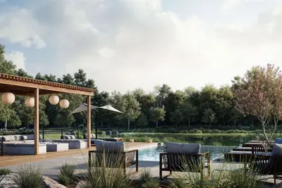 Image de Profitez de tout cela au lac Berry Hill! Parfait pour tout le monde!