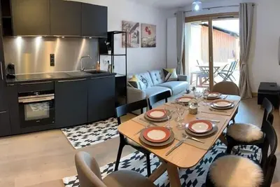 Image de Appartement neuf 6 pers Les Saisies, terrasse, parking