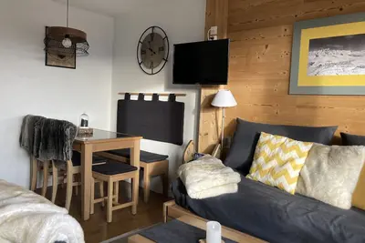 Image de Studio alpe d huez avec vue sur les montagnes