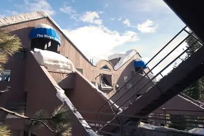 Image de Station de ski, bain à remous, bain à remous dans la chambre