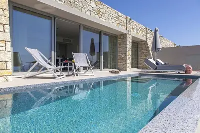 Image de Offre anticipée: Villa7 au coucher du soleil, Sivota, 2 chambres, avec piscine privée et vue sur la mer