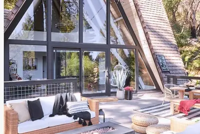 Image de A Frame of Napa - bain à remous, sauna extérieur, vues, douche extérieure pour 8 personnes!