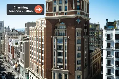 Image de Charming Gran Vía - Callao 4. Une vue imprenable, 2 chambres et 2 salles de bain