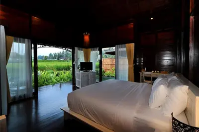 Image de Villa avec vue sur la rizière et piscine privée