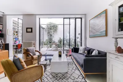 Image de Somptueuse maison avec patio