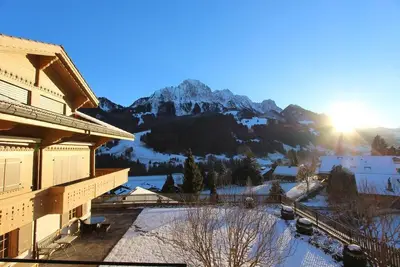 Image de Chalet de luxe avec vue sur la montagne