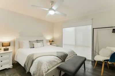 Image de 400m de la plage, draps et serviettes