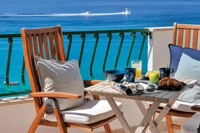 Appartement de plage avec une belle vue sur la mer