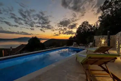 Image de Villa paradisiaque avec piscine privée avec vue imprenable sur l'île de Hvar