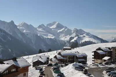 Image de Charmant et douillet appartement, hiver comme été, vue imprenable sur les Aravis