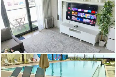 Image de Appartement de luxe avec accès à la plage de Marassi près du lagon d'Amwaj & du centre commercial Dragon