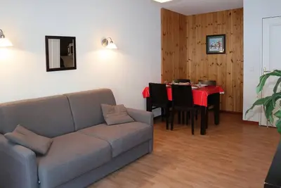 Image de Bel appartement avec piscine, sauna et hammam, 1 chambre, parking, animaux admis, wifi