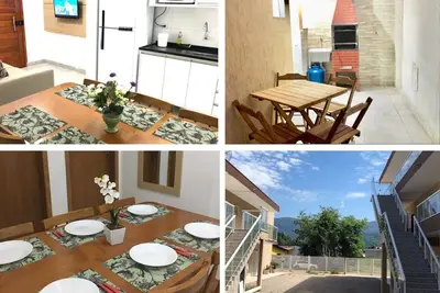 Image de Ap 102: Promenade à la plage de Maranduba, suite Ap, télévision à led, barbecue