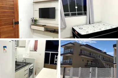 Image de Ap 305: plage de Maranduba à 800m, barbecue individuel, télévision à écran Led, garage