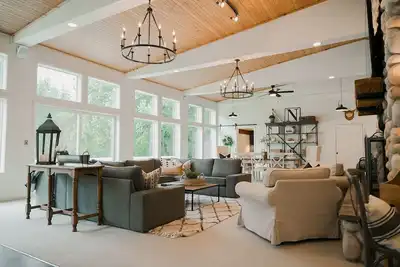 Image de Ferme moderne dans la région viticole.