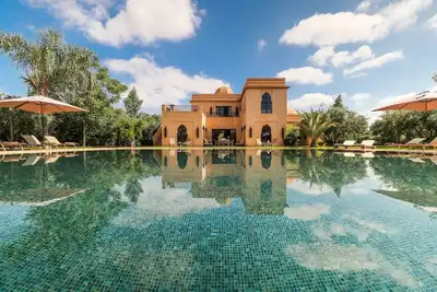 Image de Dkz - Dar Kounouz - Villa avec piscine privée en palmeraie (6 ch /12 pers. )