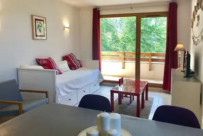 Image de Appartement skis aux pieds avec balcon et vue - Les Orres 1800