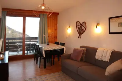 Image de Appartement au pied des pistes avec piscine, sauna et hammam, 4 pers