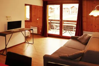 Image de Appartement 6 pers Les Orres 1800 avec piscine et WiFi