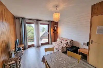 Image de Studio 4 pers, terrasse sud-ouest, centre station, animaux admis - Saint-Michel-de-Chaillol