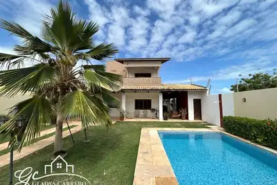 Image de Maison de plage - 9 personnes 3 vg -Piscine -Près Beach Park