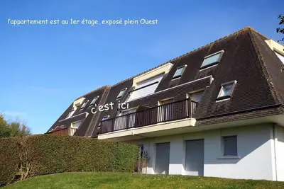 Image de Appartement F2 familial (42m2), plein Ouest, calme, Ă 50 m de la mer