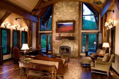 Image de Superbe maison de vacances en Alaska sur le bord de la rivière Kenai (Moose Chalet)