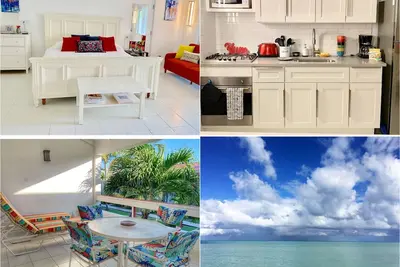 Image de parfait condo vue sur la plage sur balcon au 2ème étage récemment rénové