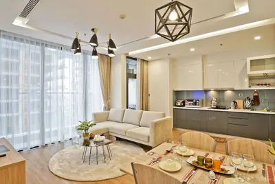 Image de Qmp. Appartement dans l'immeuble M1 Vinhommes Metropolis près de Daewoo